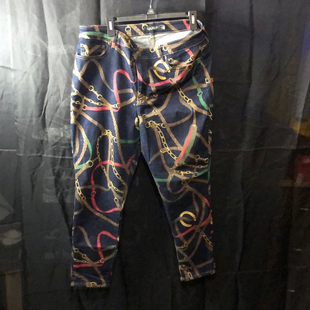 Ralph Lauren women’s size 16 blue jeans.